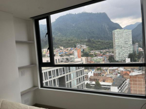 Acogedor apartamento Centro Bogotá Edificio Torre Barcelona Vista Monserrate Al lado the Spot